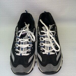 Womens Black, pink and Gray Sketchers DeLights Sneakers size 7.5